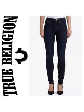 True Religion Halle High Rise Super Skinny Jeans